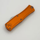 Microtech Knives Mini Hera Stonewash D/E M390MK w/ Orange Handle 1702M-10OR