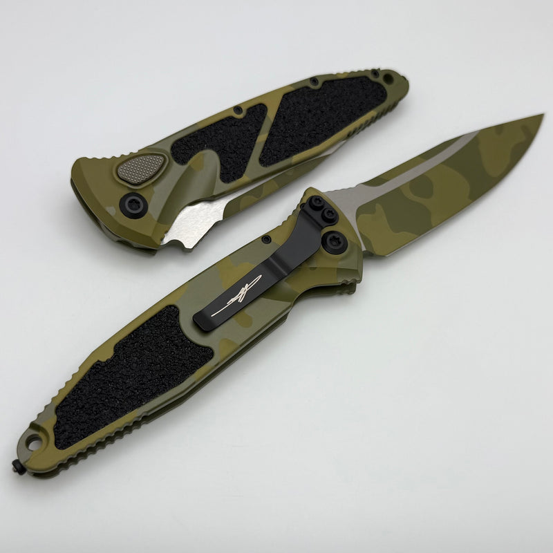 Microtech Socom Elite Auto S/E Bazooka Camo Cerakote Signature Series 160A-1BOCS-Z4
