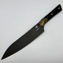 Microtech Utility Knife Carbon Fiber/Bronze Titanium Bolster Handle w/ DLC M390MK Signature Series 3400B-1DLCCFS