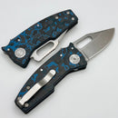 Demko Nano Shark w/ Artic Storm Carbon Fiber Handles & Clip Point CPM-20CV