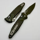 Microtech Socom Ram-Lok w/ Magpul OD Green Aluminum Frag Handles & S/E M390MK 160RL-1FRCMPOD-Z13