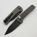 Pro-Tech Ramon Chavez Scapegoat Compact Auto Prototype Carbide Textured Stainless Handle w/ Black Hardware & DLC MagnaMax