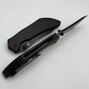 Kansept Knives Tipper Black Titanium Handles w/ Black S35VN K1079A5