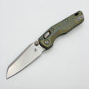 Microtech Marfione Select MSI RAM LOK Mini Galactic Gold Titanium Handles w/ Blue Accents & Stonewash M390MK 210M-10MS16