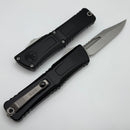 Microtech Knives Combat Troodon Gen III Stonewash Bowie w/ Black Handle 1146-10