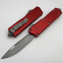 Microtech Scarab 2 Gen 3 Executive w/ Red Handles & S/E Apocalyptic M390MK 1176-10APRD