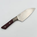 Microtech Santoku 6" Black Cherry G-10/ Ti Handle w/ Stonewash M390MK 3200B-10BC