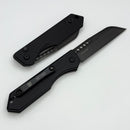 Heretic Knives Auto Jinn Auto w/ Black Aluminum Handles & Hand Ground DLC MagnaCut Prototype