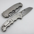Demko Knives MG AD20 w/ Textured Titanium Handles & MagnaCut Shark Foot One Per Household