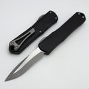 Heretic Knives Manticore E Black Grenade Grip Handle w/ Battleworn Recurve MagnaCut H029F-5A