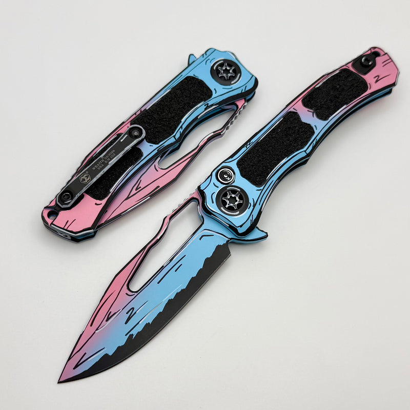 Heretic Knives Wraith V4 Cotton Candy Cel Shade w/ MagnaCut H001-CS-CC