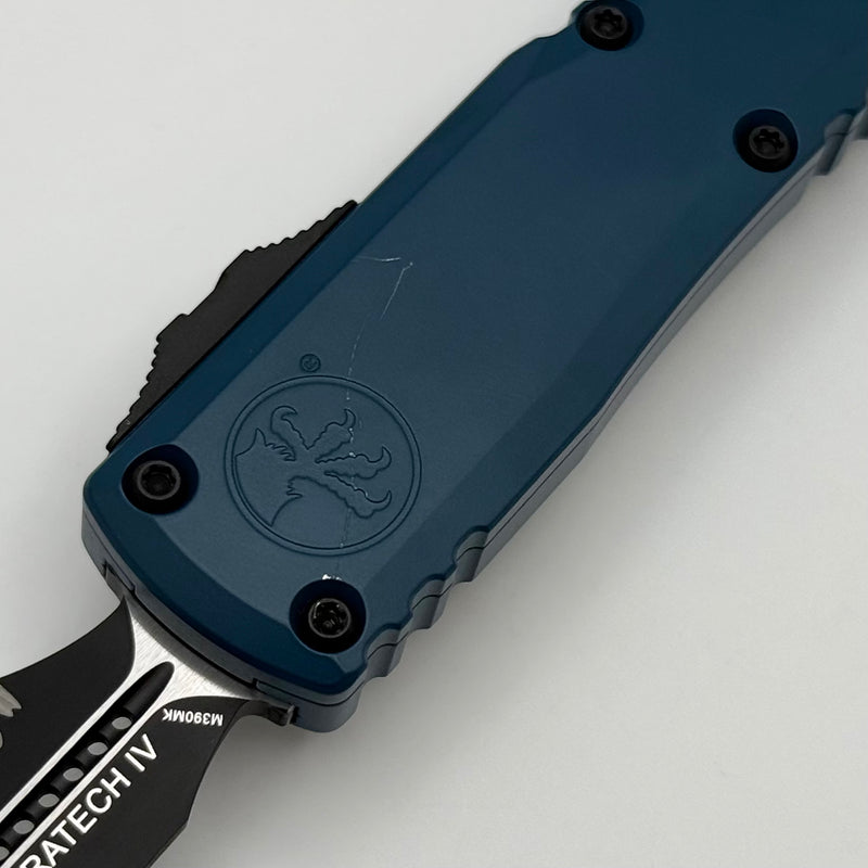 Factory Blem Microtech Ultratech Gen IV D/E Full Serrated w/ Deep Ocea
