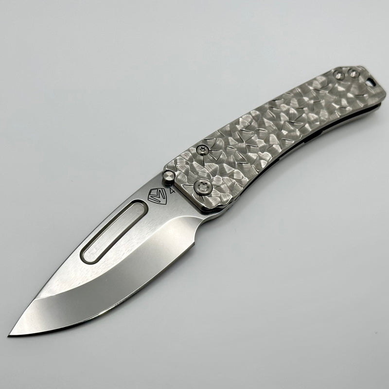 Medford Knife Slim Midi S45 Tumbled Drop Point w/ Peaks & Valleys Sculpted Handles