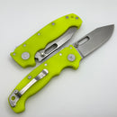Demko Knives MG AD20 w/ Day Glow G10 Handles & MagnaCut Clip Point