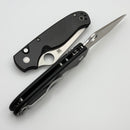 Spyderco Knives ButtonUp Carbon Fiber and 8CR13MOV Plain Edge C275CFP