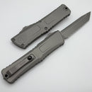 Microtech Knives Combat Troodon Gen III Cerakote "Titanium Gray" Full Serrated Tanto 1144-3CTG