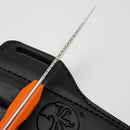 Microtech Akris w/ Ember G-10 Handles & Stonewash M390MK 95-10EM-1