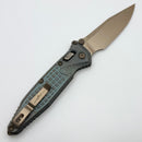 Marfione Select Microtech Socom Ram-Lok Titanium Frag Antique Denim Handles w/ Purple Accents & Bronze Stonewash M390MK 160RL-13FRMS3