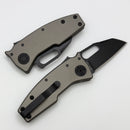 Demko Nano Shark Stealth w/ Artillery Grey Aluminum Handles & Shark Foot CPM-20CV