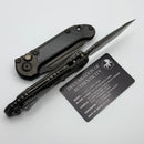 Microtech Marfione Select LUDT Gen III DLC Titanium Carbon Fiber Inlaid Handles w/ DLC M390MK T/E 1136-1DLCTMS1