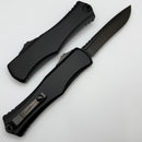 Microtech Knives Hera II DLC Recurve w/ Black Handle Signature Series 1705-1DLCTS