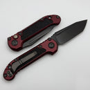 Microtech Knives LUDT Gen III DLC Tanto w/ Merlot Handle Signature Series 1136-1DLCTMRS