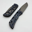 McNees Performance Machined Mac 2 3.5" Gen 2 F Stonewash w/ Blue/Bronze Skeleton Titanium Handles & MagnaCut