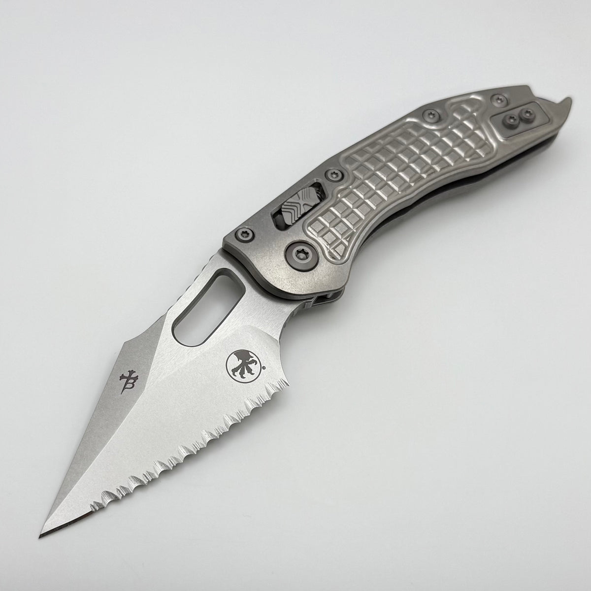 Microtech Marfione Select Manual Stitch RAM LOK Titanium Frag Handles