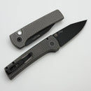 Pro-Tech Ramon Chavez Scapegoat Compact Auto Prototype Carbide Textured Stainless Handle w/ Black Hardware & DLC MagnaMax