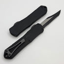 Heretic Knives Manticore E Black Grenade Grip w/ Two Tone Bowie Full Serrated MagnaCut H026BF-14C-T