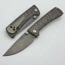 Chaves Knives RCK9 Full Rocked Titanium Handles & M390