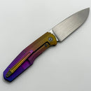 Custom Knife Factory FIF18 Tumbled Titanium Handles & M398 (In House Modified)