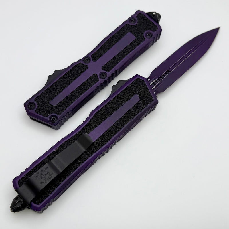 Microtech Scarab 2 Gen 3 D/E Weathered Purple 1280-1WPU