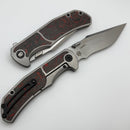 Mechforce Hellraiser Ti Handle w/ Lava Flow Carbon Fiber Inlays & Stonewash Vanax Superclean