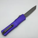 Microtech Knives Combat Troodon Gen III Apocalyptic Tanto w/ Purple Handle 1144-10APPU
