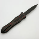 Hawk Designs Model C Deadlock DLC Titanium w/ Crosscut Red Carbon Inlays & DLC MagnaCut Blade