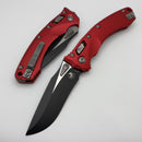 Microtech Amphibian RAM LOK Red Fluted Aluminum & Black M390MK 137RL-1FLRD