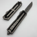 Microtech Scarab 2 Gen 3 Natural Clear Handles w/ D/E-S Apocalyptic M390MK 1180-10APNC
