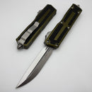 Microtech Scarab 2 Gen 3 OD Green Handles w/ D/E-S Stonewash M390MK 1180-10OD