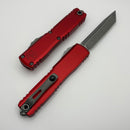 Microtech Ultratech Gen IV Apocalyptic Full Serrated T/E w/ Red Handle 11234-12APRD