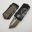 Microtech Exocet T/E Tanto Bronze Death Card Signature Series 158-13DCS