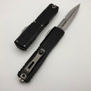 Microtech Ultratech EX - ZBP Bayonet Stonewash w/ Black Milled Handle Signature Series 1120EX-10S