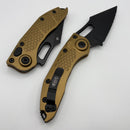 Microtech Borka Stitch Tactical Full Serrated w/ Tan Handles 169-3TA