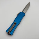 Microtech Knives Mini Hera w/ Satin S/E M390MK & Blue Handle 1703M-4BL