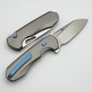 Remette RT-Camel Screwless Titanium Handles w/ M390 RTCMLT2