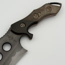 Marfione Custom Knives Juggernaut w/ W2 Dark Juyo Polish Blade & OD Green Micarta/Carbon Fiber Handle