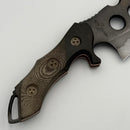 Marfione Custom Knives Juggernaut w/ W2 Dark Juyo Polish Blade & OD Green Micarta/Carbon Fiber Handle