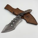Marfione Custom Knives Juggernaut w/ W2 Dark Juyo Polish Blade & OD Green Micarta/Carbon Fiber Handle