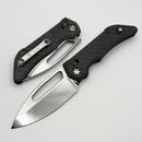 Heretic Custom Koschei Prototype Carbon Fiber Handle & Mirror M390