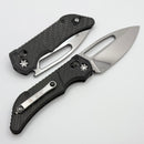 Heretic Custom Koschei Prototype Carbon Fiber Handle & Mirror M390